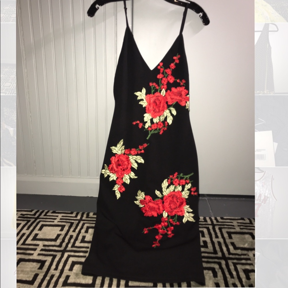 LF black dress with roses (NEW!)